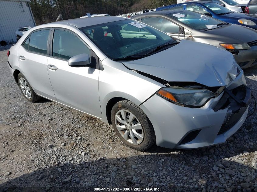 TOYOTA COROLLA LE