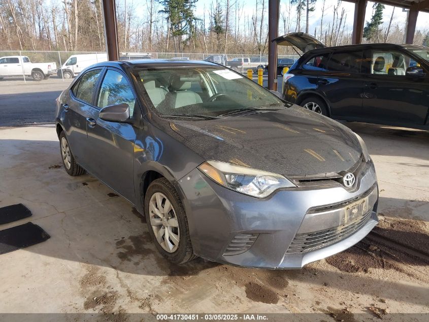 TOYOTA COROLLA LE