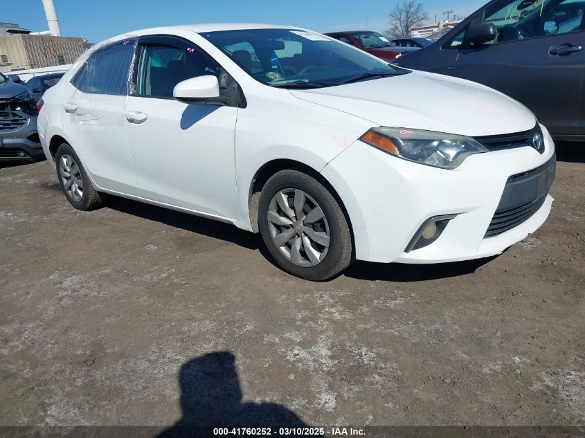 TOYOTA COROLLA LE