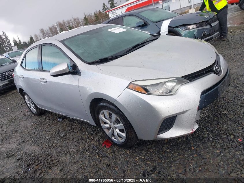 TOYOTA COROLLA LE