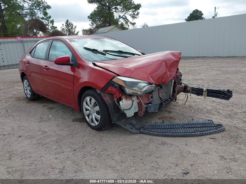 TOYOTA COROLLA LE