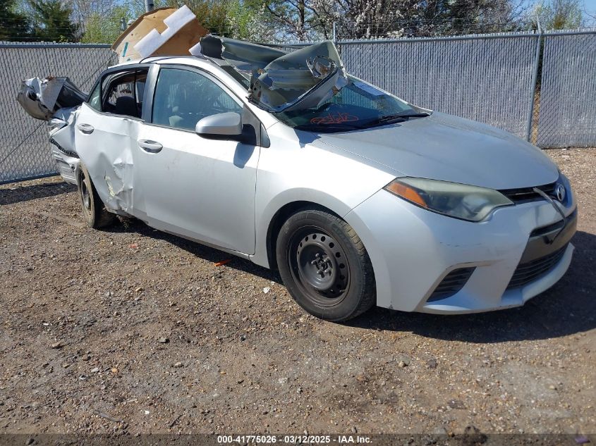 TOYOTA COROLLA LE
