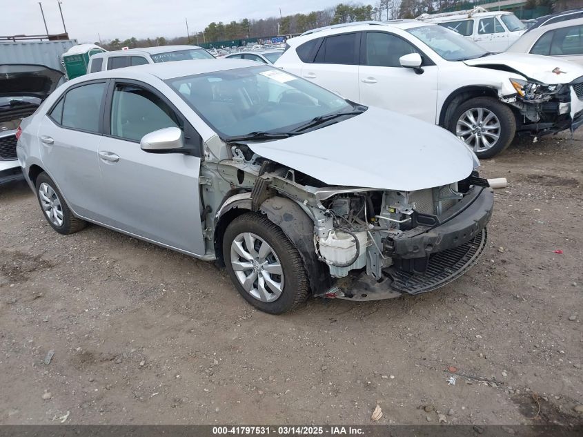 TOYOTA COROLLA LE