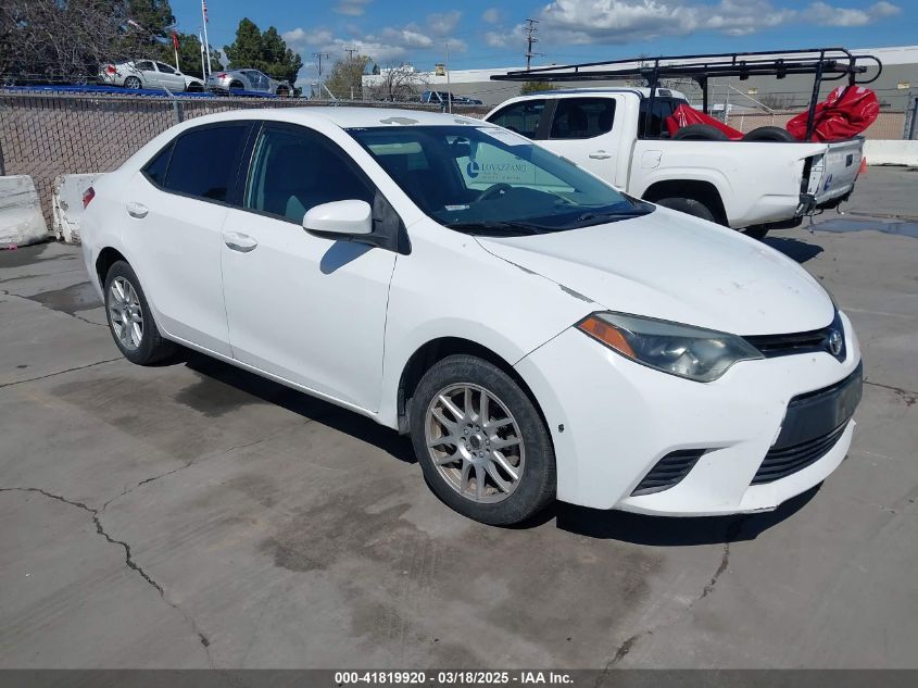 TOYOTA COROLLA LE