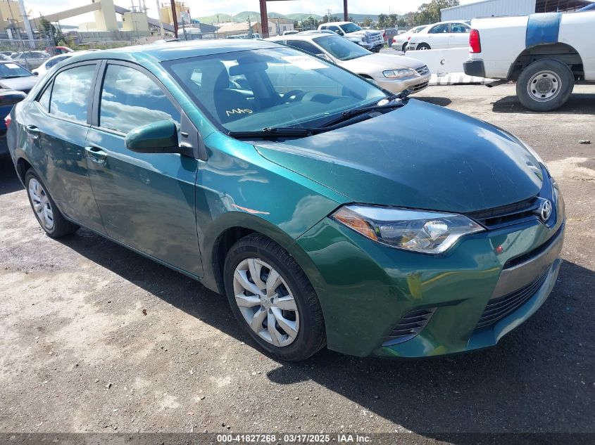 TOYOTA COROLLA LE