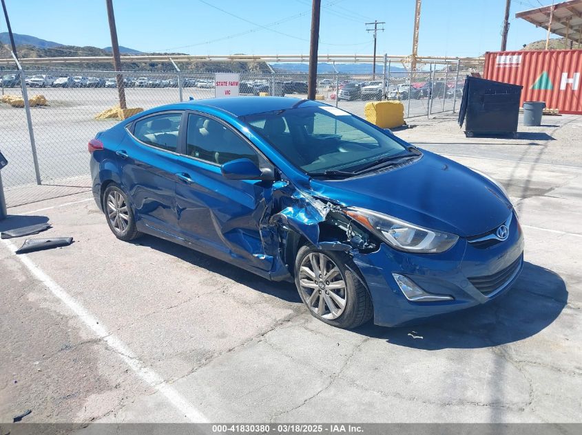 HYUNDAI ELANTRA SE