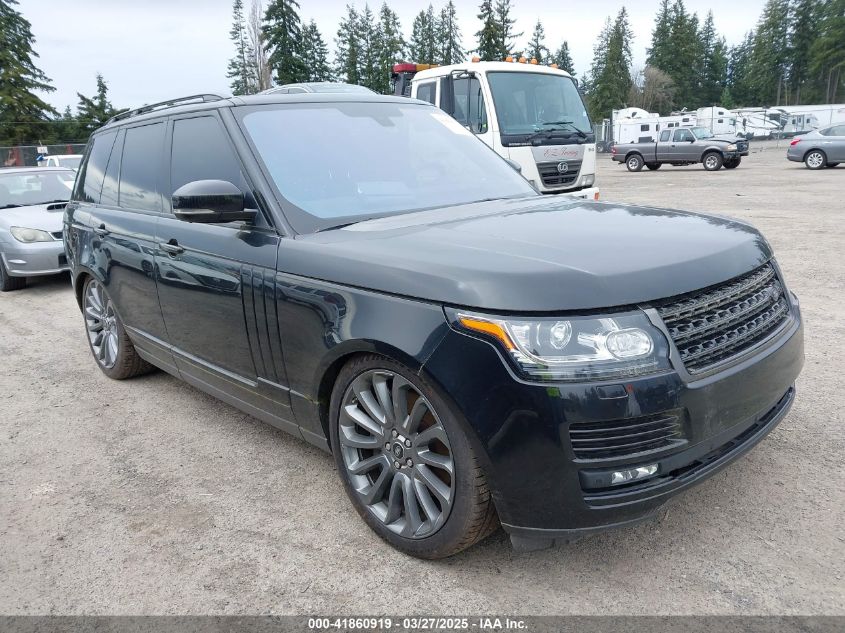 LAND ROVER RANGE ROVER 5.0L V8 SUPERCHARGED